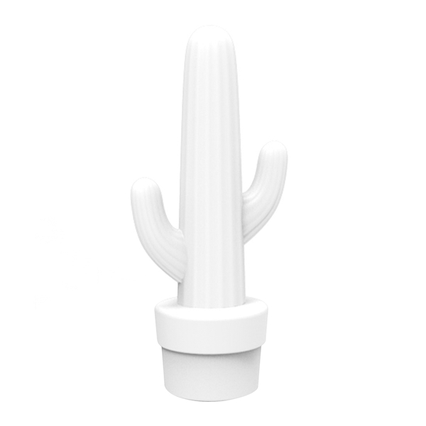 LÁMPARA DE PISO CACTUS LISA BLANCO