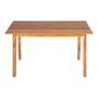 MESA RECTANGULAR VERONA 1300 TECA CAFÉ