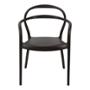 SILLA APILABLE SISSI 92 CM POLIPROPILENO Y FIBRA VIDRIO CAFÉ