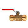 VÁLVULA DE ESFERA PUSHFIT 3/4" DE LATÓN