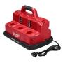 M12 M18 CARGADOR MULTIVOLTAJE CARGA RAPIDA HASTA 6 BATERIAS SIMULTANEAS