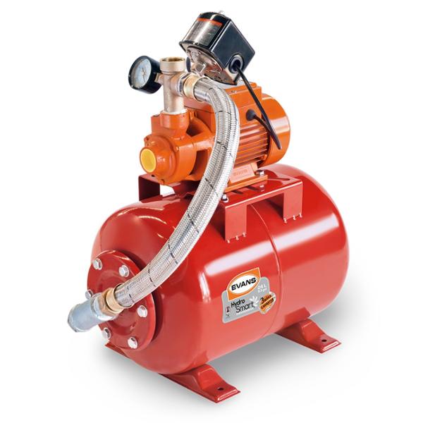 EQUIPO HIDRONEUMÁTICO BOMBA DE AGUA PERIFÉRICA 0.5 HP TANQUE HORIZONTAL 24 L