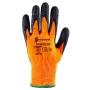 GUANTE ANTICORTE CON LATEX RUGOSO NARANJA