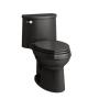 SANITARIO DE UNA PIEZA PROSA ALARGADO NEGRO 4.8 L AHORRADOR