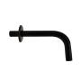 BRAZO PARA REGADERA CON CHAPETON ACERO INOXIDABLE NEGRO MATE ALTA DURABILIDAD