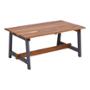 MESA DE JARDÍN RECTANGULAR MISTRAL 900 MADERA CAFÉ / GRIS