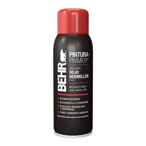 PINTURA EN AEROSOL ROJO BERMELLÓN BRILLANTE MULTISUPERFICIES SECADO RÁPIDO
