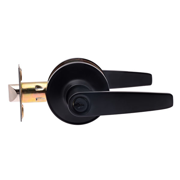 MANIJA OLYMPIC PARA ENTRADA CON LLAVE 6 X 12.5 X 10 CM NEGRO MATE