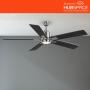 VENTILADOR DE TECHO ZANDRA 52" INTELIGENTE FUNCIONA CON HUBSPACE PARA INTERIOR NÍQUEL