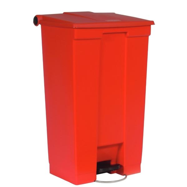 BOTE DE BASURA LEGACY STEP-ON ROJO 87 L