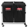 CARRO PLEGABLE X-CART 2 BOLSAS NEGRO 100 KG