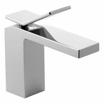LLAVE PARA LAVABO MONOMANDO NÍQUEL SATINADO A LAVABO IDEAL PARA ESPACIOS PEQUEÑOS