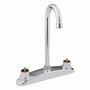 LLAVE PARA FREGADERO DUOMANDO CROMO CUELLO GANSO 8" CONTROL DE TEMPERATURA
