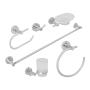 JUEGO DE ACCESORIOS PARA BAÑO ACERO INOXIDABLE 6 PIEZAS
