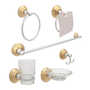 JUEGO DE ACCESORIOS PARA BAÑO ZAMAK 6 PIEZAS