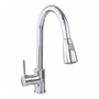 LLAVE MEZCLADORA MONOMANDO PARA COCINA 39.5 X 8.5 X 28.69 CM CROMO