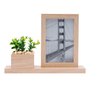 PORTARRETRATO CON PLANTA BEIGE