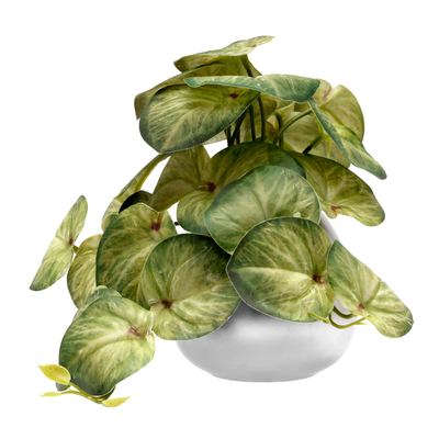 PLANTA DE PLÁSTICO DECORATIVA 25 X 20 CM CON MACETA