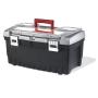 CAJA PARA HERRAMIENTAS PLASTICA 22" CON COMPARTIMENTOS Y BANDEJA INTERNA