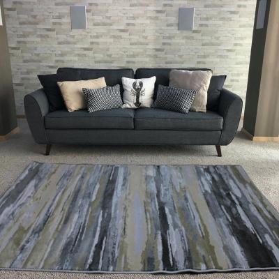 TAPETE PARA SALA POLIPROPILENO Y POLIÉSTER 160 X 230 CM DISEÑO CASTILLO FÁCIL DE LIMPIAR