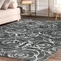 TAPETE PARA SALA POLIÉSTER 160X230 CM DISEÑO 8025 FÁCIL DE LIMPIAR