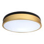 PLAFÓN ILUMINADO LED SOBREPONER CIRCULAR 25 W DORADO LUZ AJUSTABLE INTERIOR