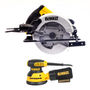 COMBO DE SIERRA CIRCULAR Y LIJADORA ORBITAL DEWALT