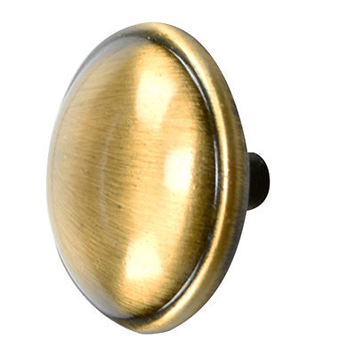 JALADERA BOTÓN PARA MUEBLE 3 X 2 CM DORADO