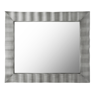 ESPEJO DECORATIVO RECTANGULAR CON MARCO PLATA 76 X 91 X 2.5 CM