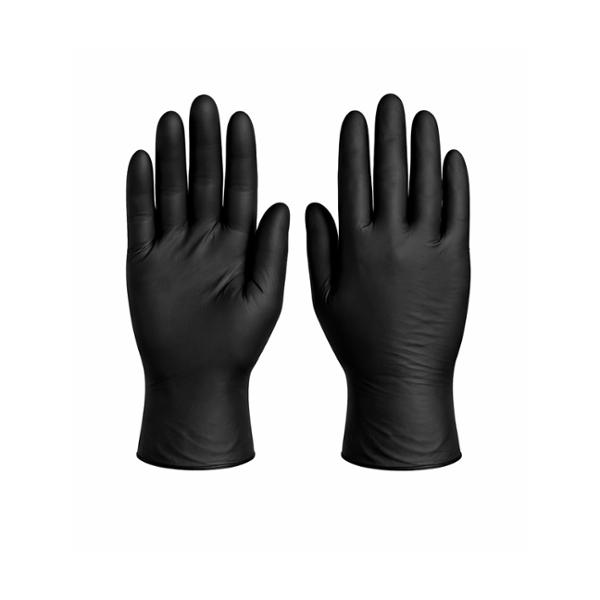 CAJA DE 100 GUANTES MEDIANOS DE NITRILO DESECHABLES PARA USO RUDO