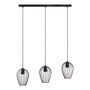 LÁMPARA COLGANTE VINTAGE DE ACERO NEGRO MATE 3 LUCES NEWTOWN