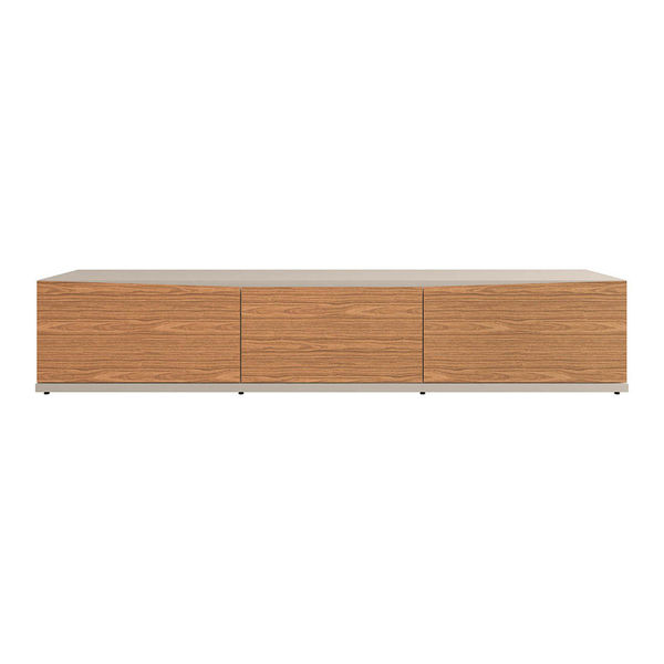 MUEBLE PARA TV PARA 65 PULGADAS MDF Y MDP BEIGE Y NOGAL 180 X 45 X 39 CM