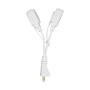 EXTENSIÓN ELÉCTRICA SPT CALIBRE 16 BLANCA 15 CM