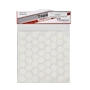 TAPA DE TORNILLO AUTOADHERIBLE 1.4 CM BLANCO 52 PIEZAS