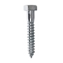 50 TORNILLOS HEXAGONAL PARA MARA 1/2 X 3 PULGADAS PLATA