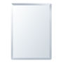 ESPEJO PARA BAÑO DE PARED RECTANGULAR DE VIDRIO 50 X 70 CM BISELADO