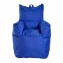 PUFF TIPO SILLÓN TELA NYLON 70 X 65 X 65 CM AZUL REY