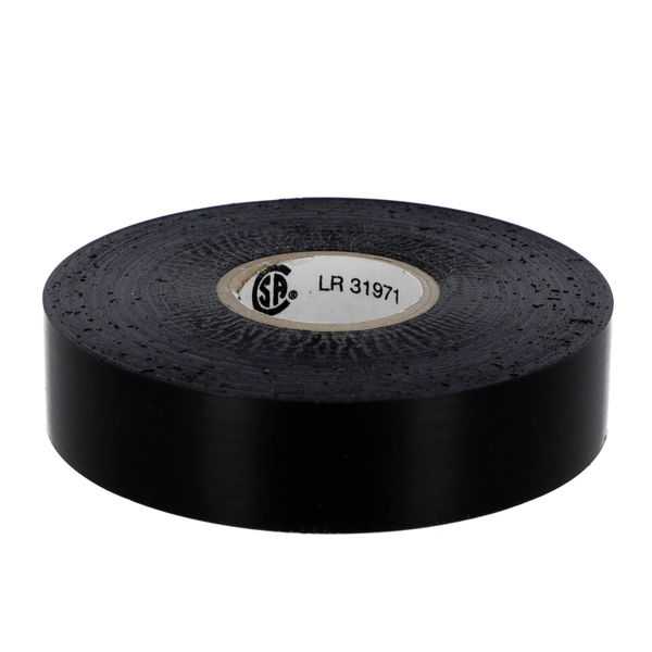 CINTA AISLANTE ELÉCTRICA PARA AISLAMIENTO DE CABLES DE VINILO 19 MM X 20 M NEGRA