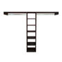 CLÓSET MELAMINA ARMABLE 180 X 240 X 45 CM CAFÉ CON ACCESORIOS