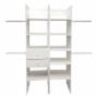 CLÓSET MELAMINA ARMABLE 190 X 100 X 40 CM BLANCO CON CAJÓN