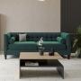 MESA CENTRO DECORATIVA LOVELY MDF 90 X 60 X 40 CAFÉ