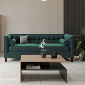 MESA CENTRO DECORATIVA LOVELY MDF 90 X 60 X 40 CAFÉ