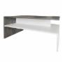 MESA DE CENTRO AUXILIAR LOVELY MDF Y MELAMINA 90 X 60 X 40 CM LOMBARDIA/BLANCO