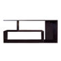 MUEBLE PARA TV MELAMINA Y MDF WENGUE 120 X 30 X 44.4 CM
