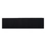 MUEBLE PARA TV PARA PANTALLA NO ESPECIFICADA MELAMINA Y MDF NEGRO 120 X 30 X 30 CM