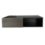 REPISA FLOTANTE PARA TV MINI 20 X 80 X 30 CM 1 PIEZA MDF NEGRO LOMBARDÍA