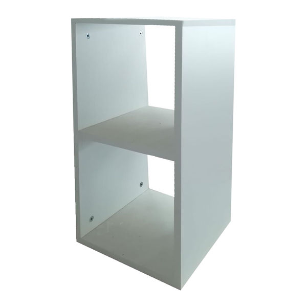 ESTANTE MDF 2 NIVELES 58.4 X 30 X 24 CM MULTIUSOS BLANCO