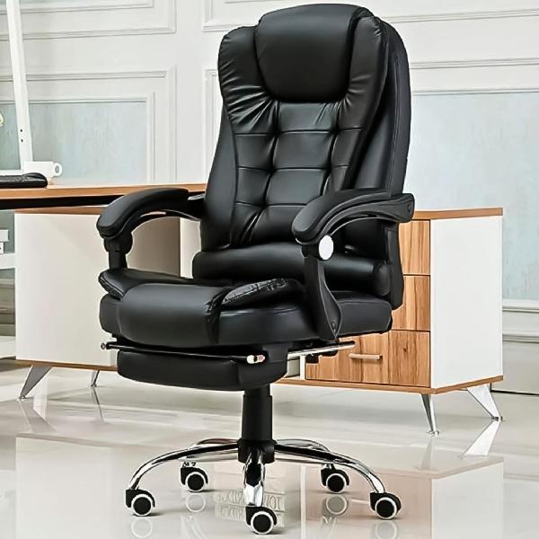 SILLA DE OFICINA EJECUTIVA ERGONÓMICA COLOR NEGRO