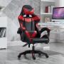 SILLA GAMER ESCRITORIO ERGONÓMICA RECLINABLE ROJA