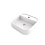 OVALÍN PARA BAÑO DE SOBREPONER BLANCO CUADRADO 40 X 39.5 CM FARO